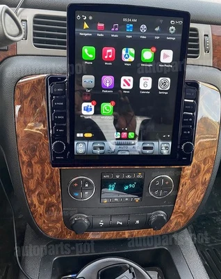 For GMC Yukon Chevrolet Tahoe Suburban 9.7" Carplay Car Stereo Radio GPS Navi BT - Image 1 of 4