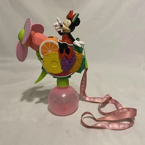 Tokyo Disney Minnie Mouse Water Bottle Fan 10" x 6.5" - Picture 1 of 6