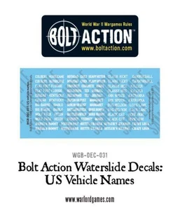 Calcomanías con nombres de vehículos de Estados Unidos - Calcomanía Bolt Action - Imagen 1 de 1