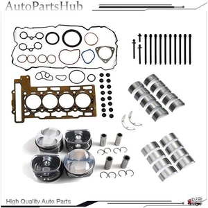 Engine Rebuild Pistons Bearings Gasket Seals Set For MINI Cooper R56 R55 R57 1.6 - Bild 1 von 9