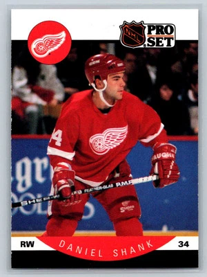 1990-91 Pro Set #78 Daniel Shank Detroit Red Wings Rookie Hockey Card - Image 1 of 2