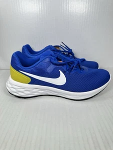 Talla 10.5 Nike Revolution 6 NN Hombres Corredor Azul Blanco Zapato Tenis DC3728-401 NUEVO - Imagen 1 de 8