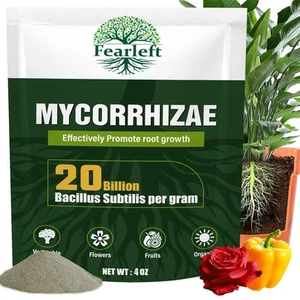 Mycorrhizal Fungi for Soil, Root Enhancer Plant Growth, 4 Ounce - Picture 1 of 7
