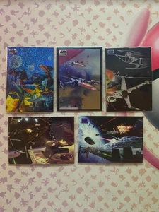 Topps Star Wars Galaxy Space Battles Lot 5 - Picture 1 of 2