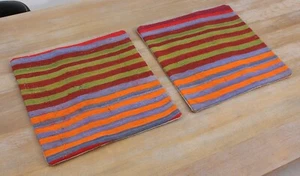 Kilim Pillow Cover SET of 2 pcs 17.72" x 17.72" FREE Fast Shipment 13334 - Picture 1 of 8