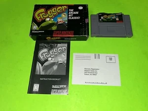 Frogger Super Nintendo SNES PROBADO BUENO (VER FOTOS) COMPLETO EN CAJA EN CAJA Konami - Imagen 1 de 12
