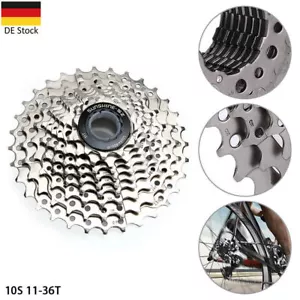 10-fach MTB 11-36T Geschwindigkeitskassett Kassette Für SHIMANO Kassette Silber - Bild 1 von 12