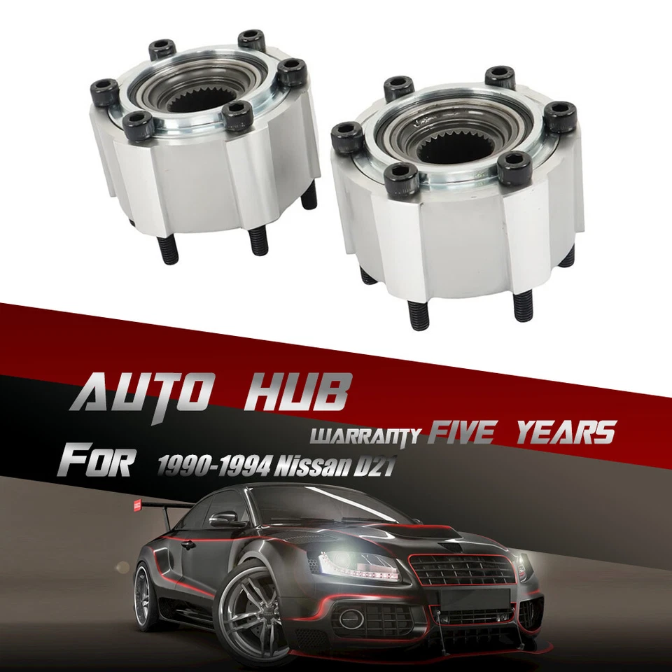 Bujes de bloqueo manual 28 estrías para Nissan D21 1990-1994 5 años de garantía Foto 1 de 4