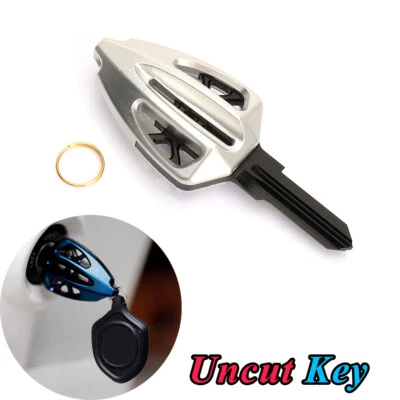 Para Vespa Sprint 150 Primavera 150 Motocicleta Hoja Sin Cortar Llave en Blanco Reemplazar Llave Foto 1 de 4