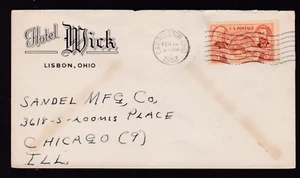 HOTEL WICK, LISBON, OHIO - 1953 - Picture 1 of 1