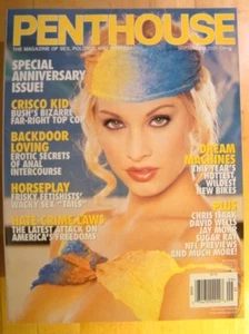 Penthouse Magazine September 2001 Stephanie Wood  Jay Mohr - Picture 1 of 1