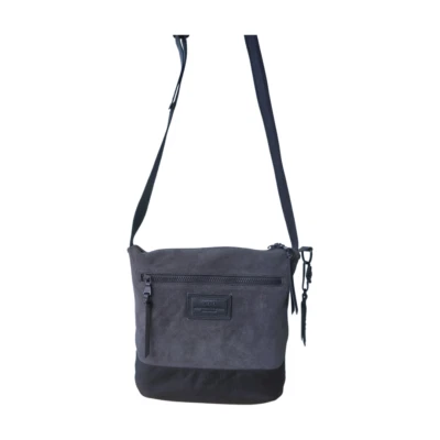 BOLSO BANDOLERA JOHN VARVATOS GAMUZA Y NAILON BALÍSTICO ENVÍO A TODO EL MUNDO FTP 0891 Foto 1 de 4