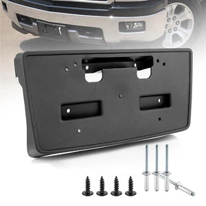 Front Bumper License Plate Holder Bracket For 2014-2015 Chevy Silverado 1500 - Picture 1 of 8