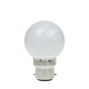 Prolite 1.5W LED Polycarbonate Golf Ball Lamp, BC 3000K White - Picture 1 of 2