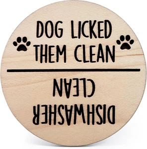 Funny Kitchen Gadgets Clean and Dirty Sign for Dishwasher, Apartment Essentials - Picture 1 of 12
