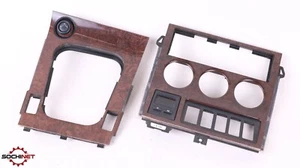 BMW Z3 Roadster Front Center Console Trim Cover Set Wood OEM - Picture 1 of 17
