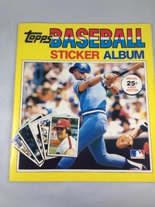 1981 Topps Baseball Stickers Album Unused NOS George Brett Kansas City Royals - Picture 1 of 5