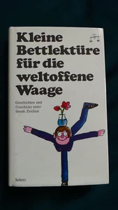 STERNZEICHEN SCHERZ-VERLAG "KLEINE BETTLEKTÜRE FÜR DIE WELTOFFENE WAAGE" ASTRO - Bild 1 von 3