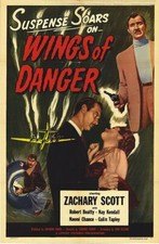 Wings of Danger 1954 Dvd. Zachary Scott. copy of public domain film. disc only