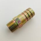 Fitting 3/8" Bspp Male To 1/2" Barb Hose Id Heater Pipe Oil Fuel Gas