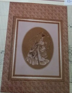 Lavender & Lace Victorian Bride Cross Stitch Chart - Picture 1 of 3