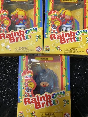 40th Winter Holiday Rainbow Brite 2 英寸(其中 2 个)和一个 Twink(蓝色闪光) — 第 1/4 张图片