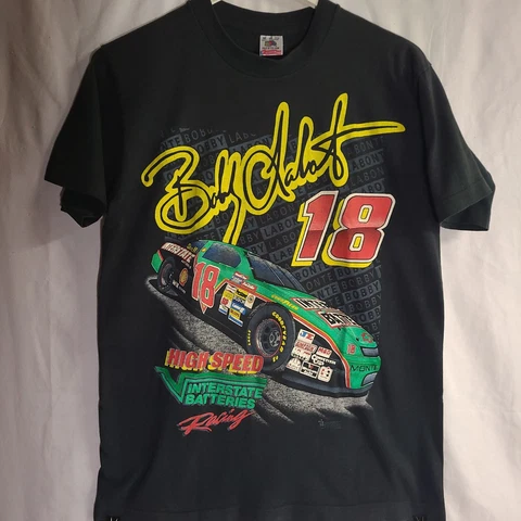 Vintage 1995 Bobby Labonte #18 NASCAR T-Shirt / Made In USA  Medium Cover