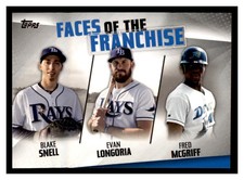 2019 Topps Faces of the Franchise #FOF-30 EVAN LONGORIA / FRED MCGRIFF ~F8J