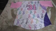 Garrett Cooper Brevard County Manatees jersey (signed) Cancer Pink MLB Minors