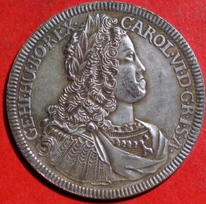 Europäisches Mittelalter Carol VI Gedenkmünze 1728 (9028) - Bild 1 von 2