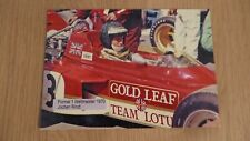 JOCHEN RINDT im Lotus - seltene  orig. Formel 1 Postkarte aus den 70er Jahren
