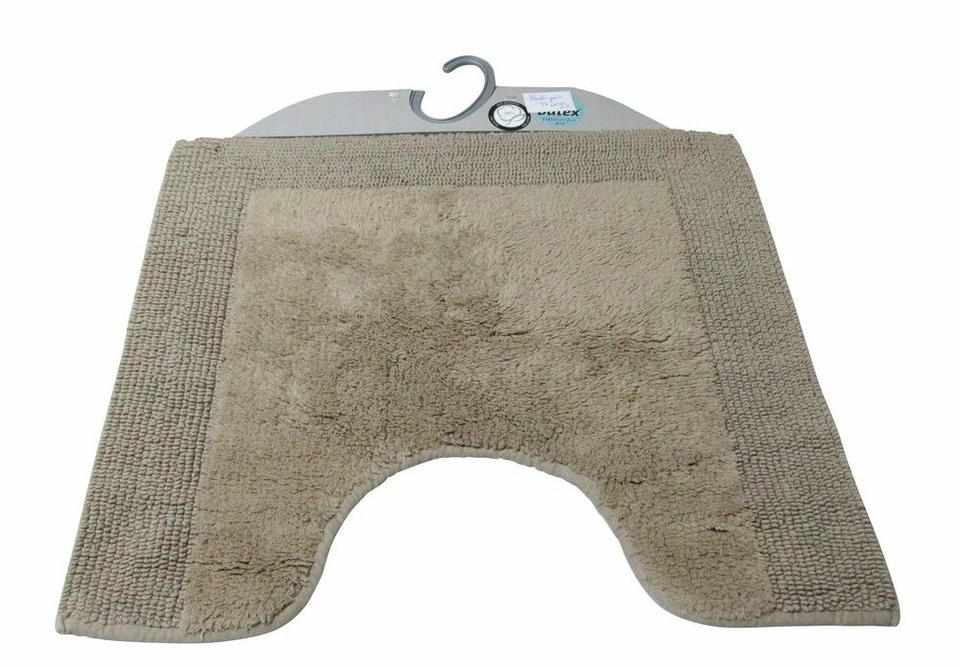 Batex WC-Vorleger mit Ausschnitt Toilettenvorleger Klovorleger Teppich 60x55 cm - Bild 1 von 1