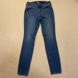 Old Navy Women's Jeans Sz 2 Pop Icon Skinny High Rise Medium Wash