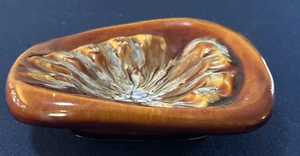 Cenicero de cerámica de colección bandeja de cenizas esmaltado tie dye EE. UU. MCM 70 psicodélico hippie - Imagen 1 de 15