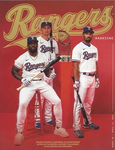 2024 Texas Rangers Program Corey Seager Adolis Garcia Semien Volume 53 No. 1 - Picture 1 of 1