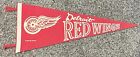 Vintage 1970 Detroit Red Wings NHL Pennant with orig tassels GREAT SHAPE