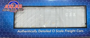 Atlas O Premier CSX 50’ Gunderson High Cube Box Car Limited Edition Run 3 Rail - Picture 1 of 2