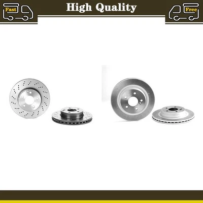 4 rotores de disco delanteros traseros para Mercedes-Benz C250 1,8 L Foto 1 de 4