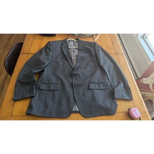 Haggar 46R Gray Tailored Fit Travel Performance Suit Blazer Jacket - Picture 1 of 8