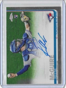 Autógrafos de novato 2019 Topps Chrome #RA-RM Reese McGuire - Imagen 1 de 2