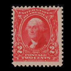301 Bureau 2c Carmine GEORGE WASHINGTON MNH $37 SEE PHOTOS Lot Q-625 - Picture 1 of 1