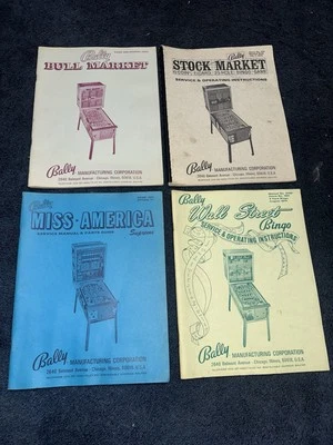 Four Bally Pinball Bingo service manuals. - Image 1 of 2