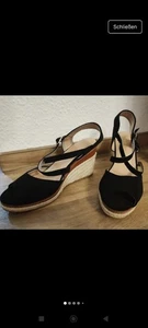 Espadrilles Sandaletten mit Keilabsatz Gr. 39 - Bild 1 von 7
