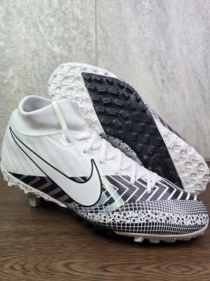 Botines de fútbol Nike Mercurial Superfly 7 Academy MDS TF para hombre talla 9,5 blancos negros Foto 1 de 4