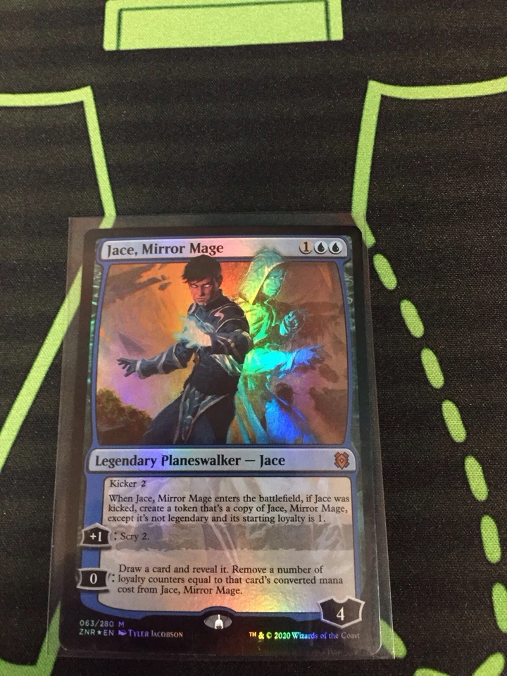 MTG Magic The Gathering Jace, Mirror Mage Foil Mythic Planeswalker Commander  - Image 1 of 1