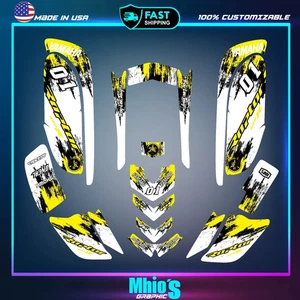 Yamaha Raptor 660 660R Full Graphics Decals Stickers  Kit Atv - Foto 1 di 6