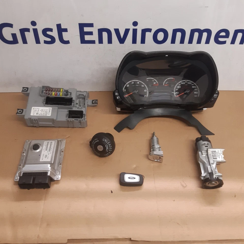 2015 FORD KA 1242cc PETROL MANUAL ECU LOCK SET KIT 52011154 26K    (K2) - Image 1 of 4