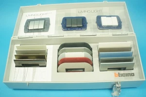 Bticino LivingLight Demo case 14 different cover plates with 9 switches - Picture 1 of 2