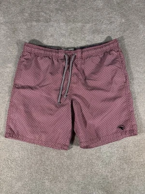 TED BAKER “The Worlds Your Lobster” Swim Shorts Medium Geo Print Trunks Size 3 - Image 1 of 4