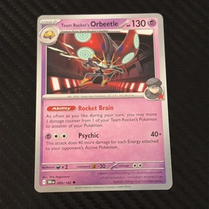 Pokemon TCG: Team Rocket's Orbeetle 89/182, Destined Rivals - Picture 1 of 2